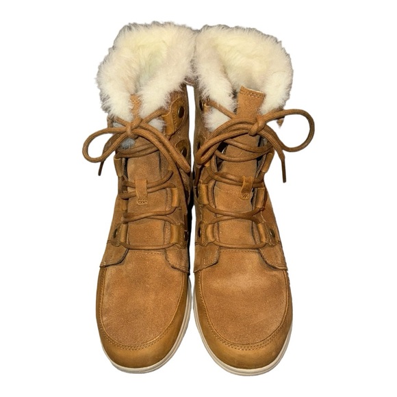 NWOB Sorel Women’s Joan Explorer Brown Suede Boots Size 10 - Picture 9 of 12